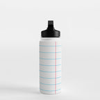 lined paper Water Bottle Gallery Image 3
