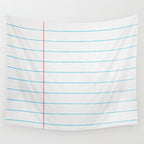 lined paper Wall Tapestry Gallery Image 4