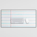 lined paper Desk Mat Gallery Image 1