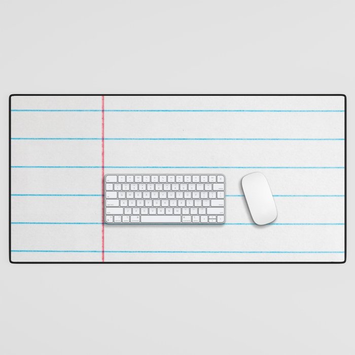lined paper Desk Mat Gallery Image 1