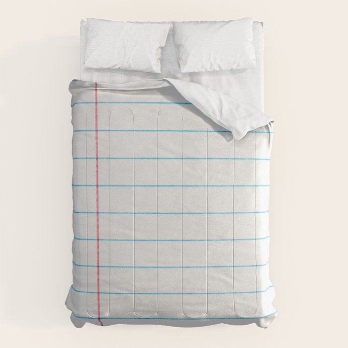 lined paper Comforter Gallery Image 1