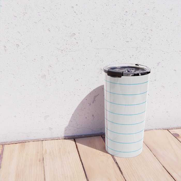 lined paper Travel Mug Gallery Image 4
