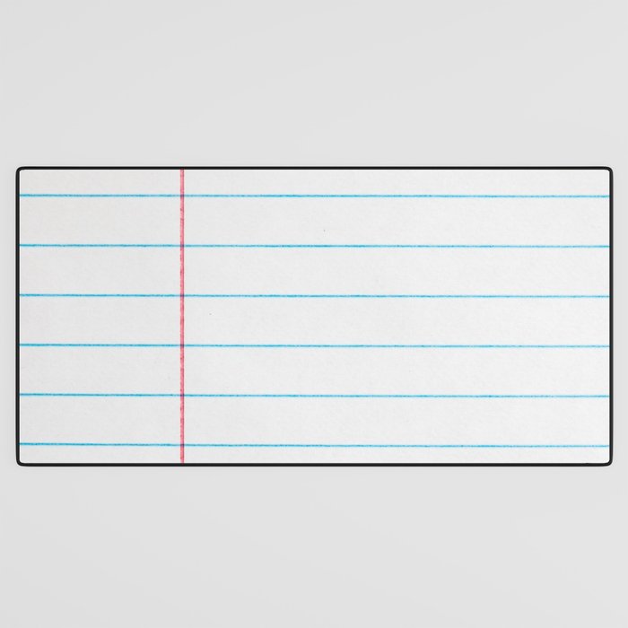 lined paper Desk Mat Gallery Image 3