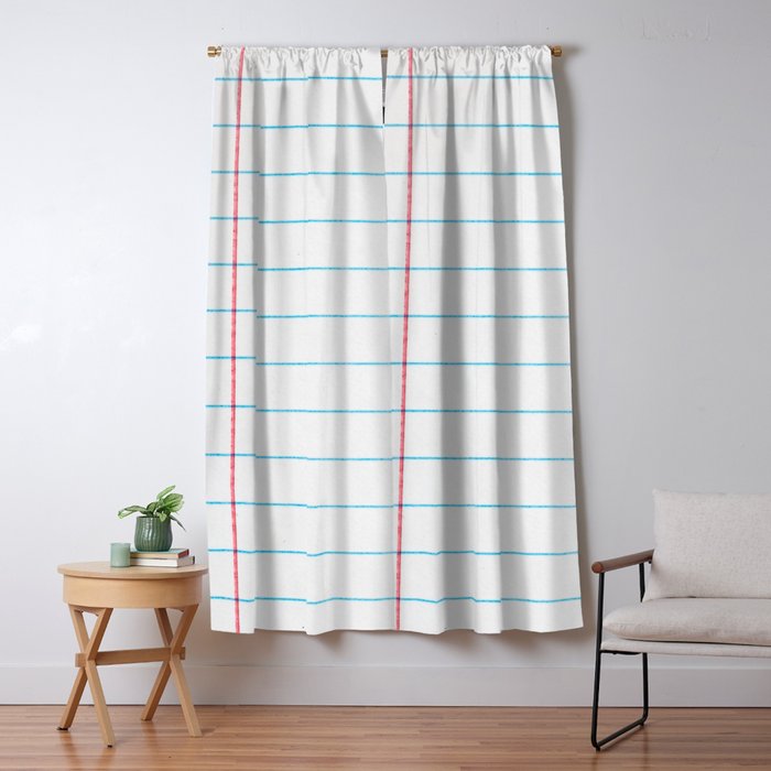 lined paper Window Curtain Gallery Image 5