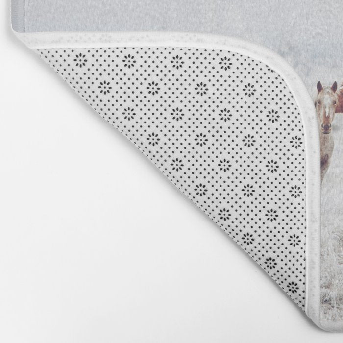 Winter Horseland Bath Mat Gallery Image 2