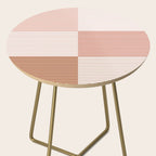 Color Block Line Pattern V Side Table Gallery Image 2