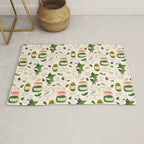 Pesto. Illustrated Recipe. Rug Gallery Image 1