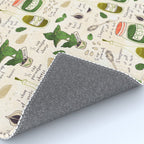 Pesto. Illustrated Recipe. Rug Gallery Image 4