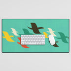 Birds are flying Desk Mat Gallery Image 1