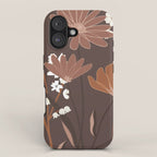 Floral Mocha 1 iPhone Case Gallery Image 1