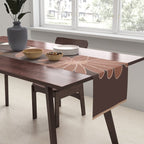 Floral Mocha 1 Table Runner Gallery Image 2