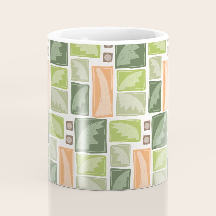 Palm Tree Block Print . Palm Springs Edit Coffee Mug Gallery Image 4