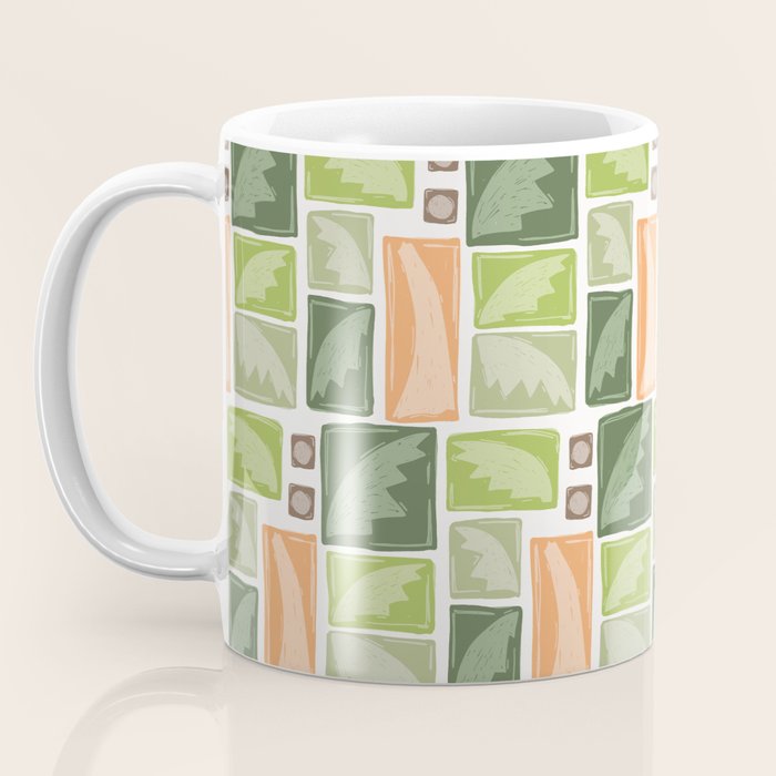Palm Tree Block Print . Palm Springs Edit Coffee Mug Gallery Image 3