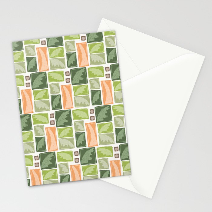 Palm Tree Block Print . Palm Springs Edit Stationery Card Gallery Image 2