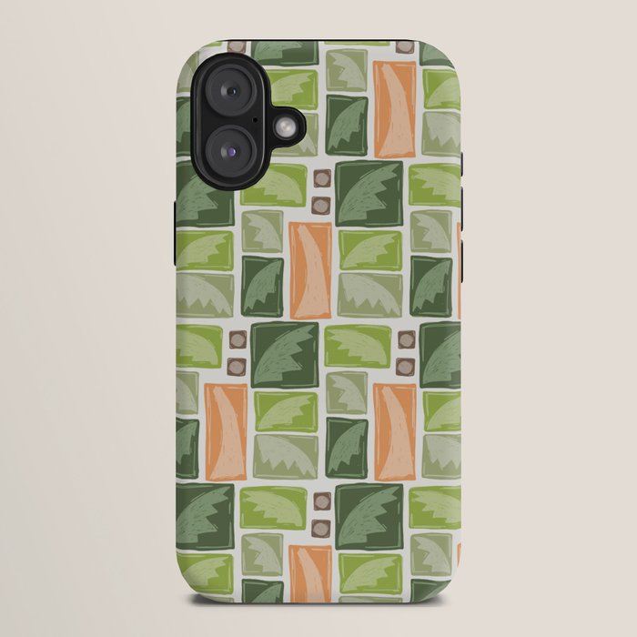 Palm Tree Block Print . Palm Springs Edit iPhone Case Gallery Image 10