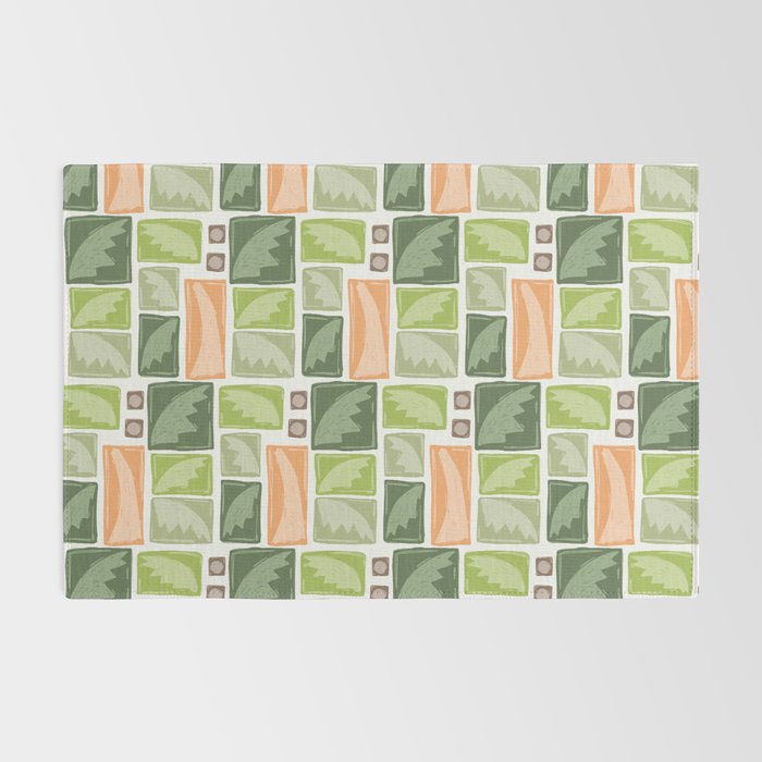 Palm Tree Block Print . Palm Springs Edit Rug Gallery Image 2