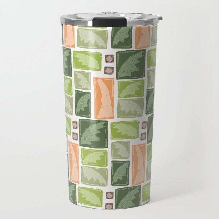 Palm Tree Block Print . Palm Springs Edit Travel Mug Gallery Image 1