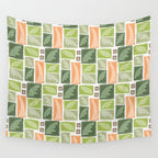 Palm Tree Block Print . Palm Springs Edit Wall Tapestry Gallery Image 4
