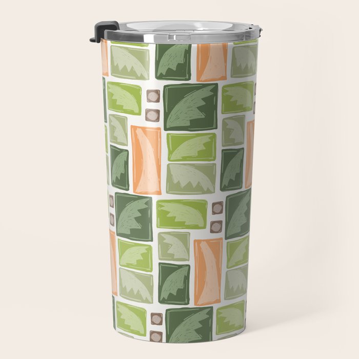 Palm Tree Block Print . Palm Springs Edit Travel Mug Gallery Image 3