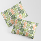 Palm Tree Block Print . Palm Springs Edit Pillow Sham Gallery Image 3
