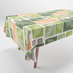 Palm Tree Block Print . Palm Springs Edit Tablecloth Gallery Image 1
