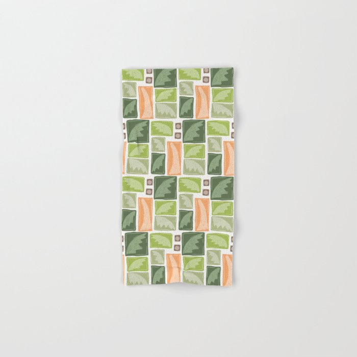 Palm Tree Block Print . Palm Springs Edit Bath Towel Gallery Image 1