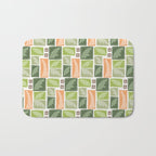 Palm Tree Block Print . Palm Springs Edit Bath Mat Gallery Image 1