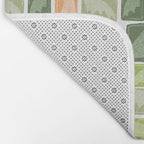 Palm Tree Block Print . Palm Springs Edit Bath Mat Gallery Image 2