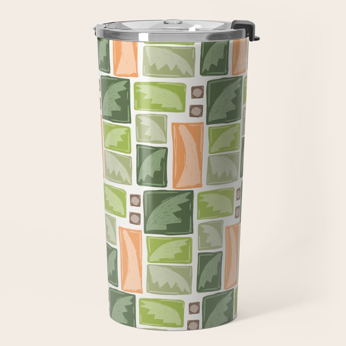 Palm Tree Block Print . Palm Springs Edit Travel Mug Gallery Image 2