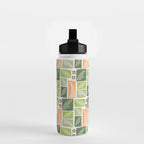 Palm Tree Block Print . Palm Springs Edit Water Bottle Gallery Image 2
