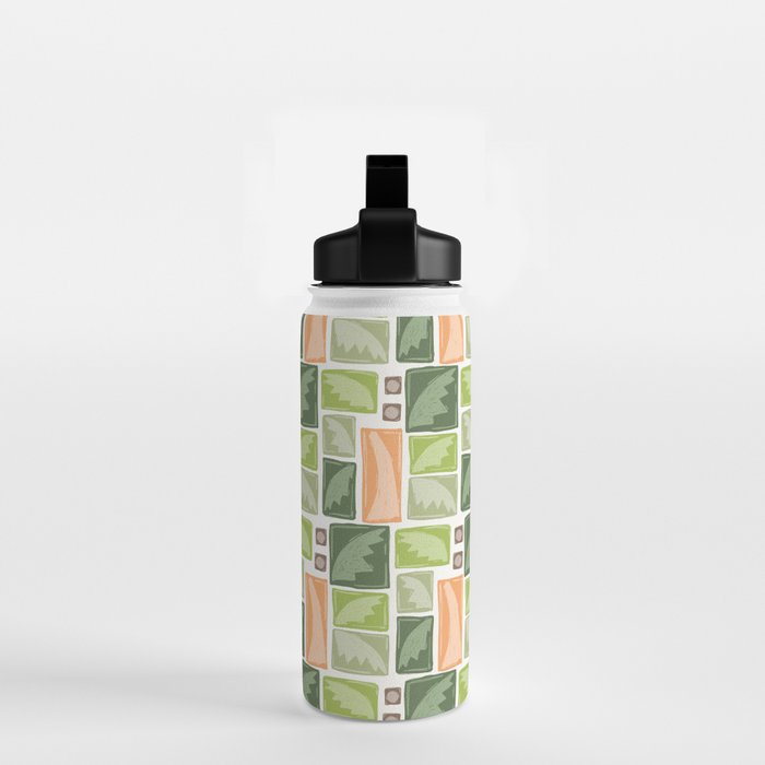 Palm Tree Block Print . Palm Springs Edit Water Bottle Gallery Image 2