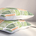 Palm Tree Block Print . Palm Springs Edit Pillow Sham Gallery Image 3