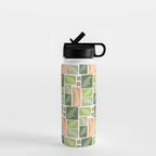 Palm Tree Block Print . Palm Springs Edit Water Bottle Gallery Image 1