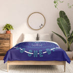 She Believed - Navy & Turquoise Palette Comforter Gallery Image 3