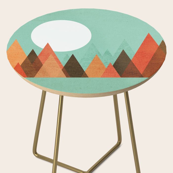 From the edge of the mountains Side Table Gallery Image 2