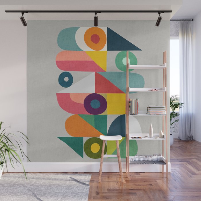 Tick Tock Machine Wall Mural Gallery Image 1