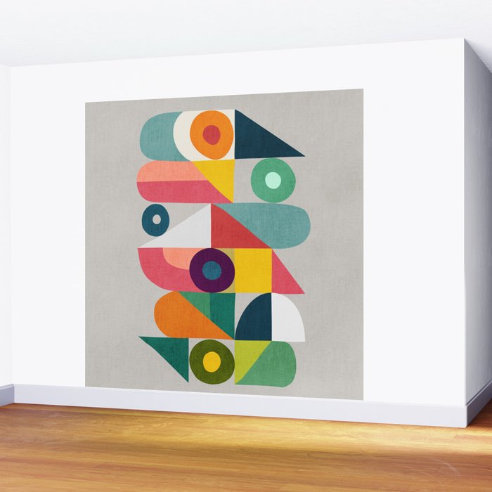 Tick Tock Machine Wall Mural Gallery Image 2