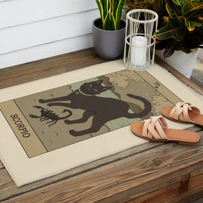 Scorpio Cat Outdoor Rug Gallery Image 2