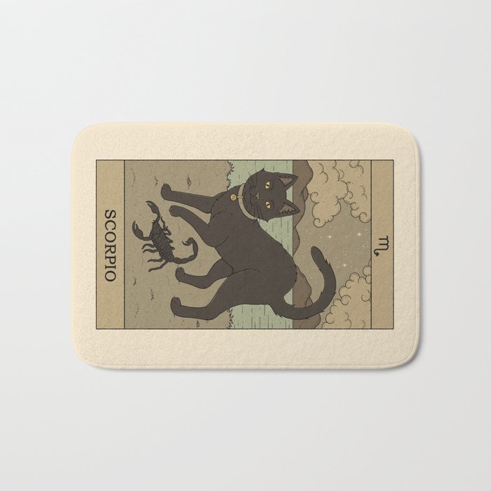 Scorpio Cat Bath Mat Gallery Image 1