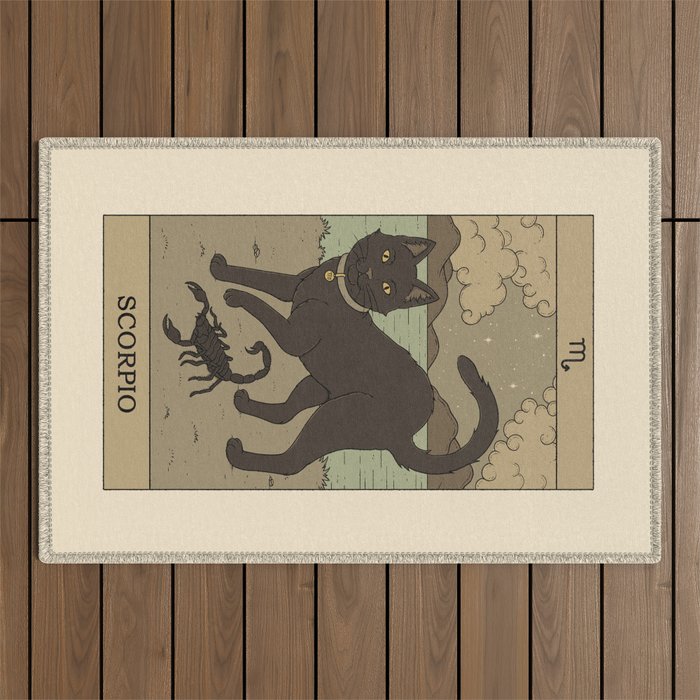 Scorpio Cat Outdoor Rug Gallery Image 1