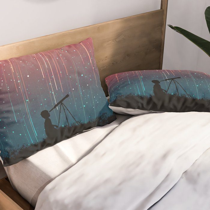 Meteor rain Pillow Sham Gallery Image 2