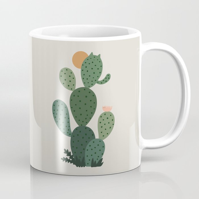 Cat Plants: Cat-tus Coffee Mug Gallery Image 1