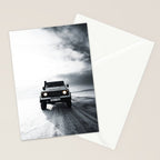 landrover defender in iceland Stationery Card Gallery Image 2