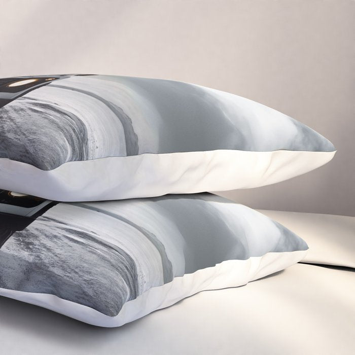 landrover defender in iceland Pillow Sham Gallery Image 3