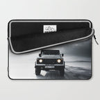 landrover defender in iceland Laptop Sleeve Gallery Image 2