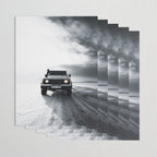 landrover defender in iceland Wrapping Paper Gallery Image 3