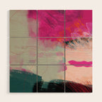 new abstract 1 Wood Wall Art Gallery Image 1