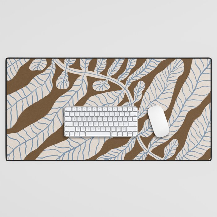 One Hundred-Leaved Plant #15 Desk Mat Gallery Image 1