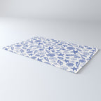 Blue Seashell Print Rug Gallery Image 3