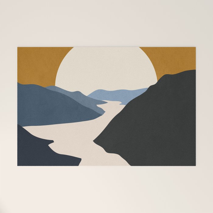Abstract Art / Landscape 5 Welcome Mat Gallery Image 1